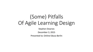 Avoiding Agile Learning Design Pitfalls
