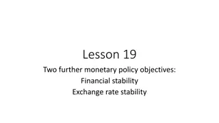 Financial Stability and Exchange Rate Stability