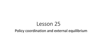 Policy Coordination and External Equilibrium in the Eurozone