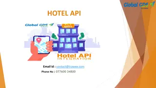 Global GDS Hotel API Advantages