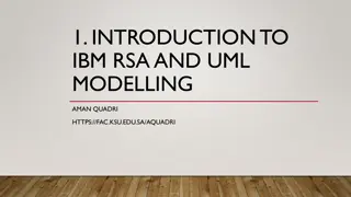 IBM Rational Software Architect Introduction and UML Modelling Overview