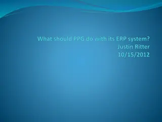 PPG Industries ERP System Upgrade Decision Analysis