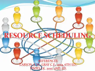Resource Scheduling and Constraints in Project Management