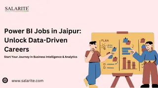 Power BI Jobs in Jaipur Unlock Data-Driven Careers