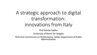 Innovations in Performance Management: A Strategic View from Italy