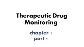 Therapeutic Drug Monitoring in Pharmacology