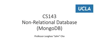 Introduction to MongoDB Database for JavaScript Objects