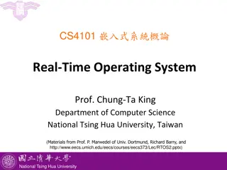 Embedded Operating Systems Overview