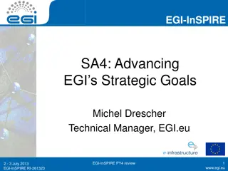 Advancing EGI's Strategic Goals Through EGI-InSPIRE Project