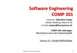 Software Design Methodology - Deriving Solutions from Requirements