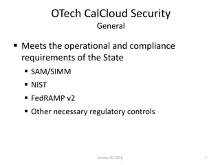 CalCloud Security Measures and Compliance Overview
