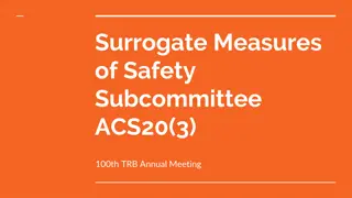 Surrogate Measures of Safety Subcommittee at 100th TRB Annual Meeting
