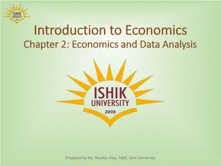 Economics Through Scientific Methods and Models