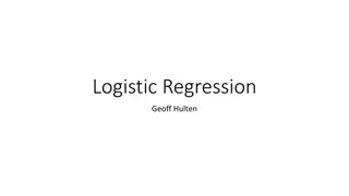 Logistic Regression for Classification and Probability Estimation