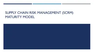Supply Chain Risk Management Maturity Model