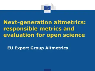 Responsible Metrics and Evaluation for Open Science