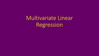 Multivariate Linear Regression and Least Squares Estimation