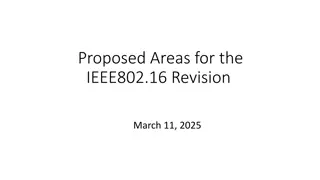 Focus Areas for IEEE802.16 Revision: Enhancements & Recommendations