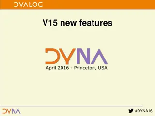 Dyalog APL v15.0 New Features and Enhancements