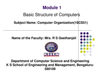 Computer Organization: Basic Concepts and Functional Units Overview