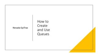 Workflow Management with Queues in EpiTrax