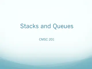Stacks and Queues in Data Structures
