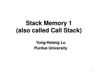 Memory Management in Computer Programs