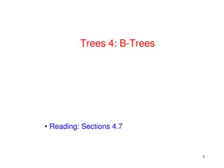 B-Trees and M-Ary Trees for Efficient Data Storage