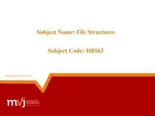 B-Trees and Multi-Level Indexing in File Structures