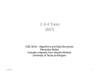 2-3-4 Trees and Search Trees in Data Structures