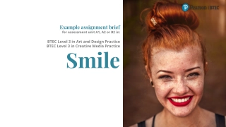 Creative Project Brief for Smile Campaign