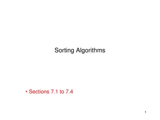 Sorting Algorithms: Definitions, STL in C++, and Examples