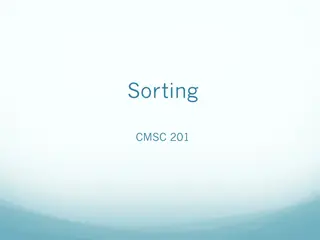 Sorting Algorithms in Computer Science