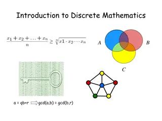 Introduction to Discrete Mathematics Course Information
