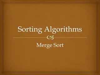 Merge Sort Algorithm for Efficient Sorting
