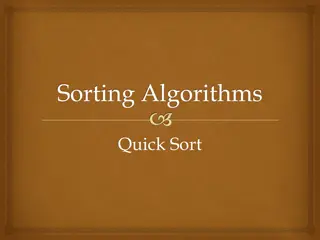 Quick Sort Algorithm: A Divide and Conquer Approach