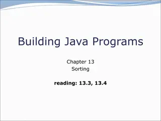 Sorting Algorithms in Java: Methods, Examples, and Techniques