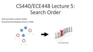 Search Order and Prioritized Search Review