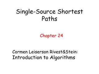 Shortest Paths in Weighted Graphs: Applications and Algorithms