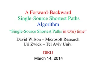 Forward-Backward Single-Source Shortest Paths Algorithms