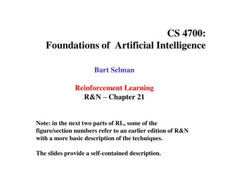 Foundations of Reinforcement Learning: Searching for the Right Moves