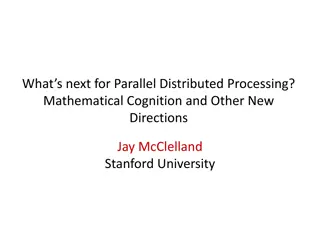 New Directions in Mathematical Cognition and Neural Networks
