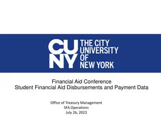 Financial Aid Disbursements and Payment Data Conference Insights
