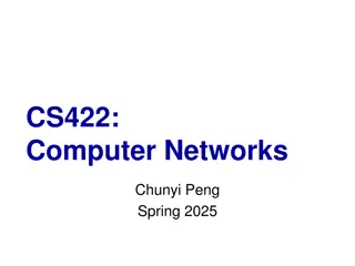 CS422 Computer Networks Course in Spring 2025