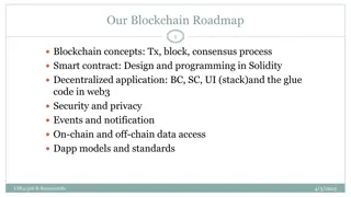 Blockchain Roadmap and Ethereum Programming Insights