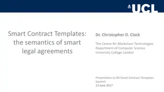 Smart Contract Templates: Semantics, Validation, and Analysis
