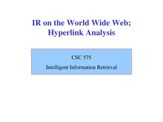 Intelligent Information Retrieval Techniques for Web Analysis