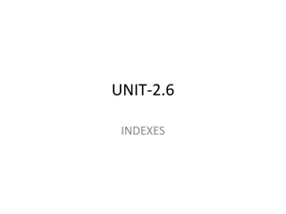 Optimizing SQL Performance with Indexes