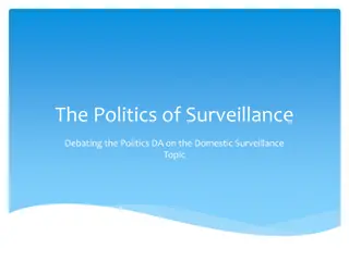 Debating Politics of Surveillance: Understanding Disadvantages & Internal Links