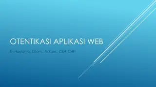 Web Authentication Methods for Secure Online Access